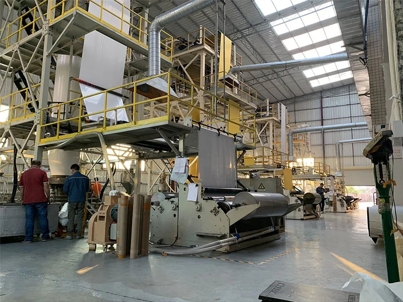 Food packaging materials prepared for production