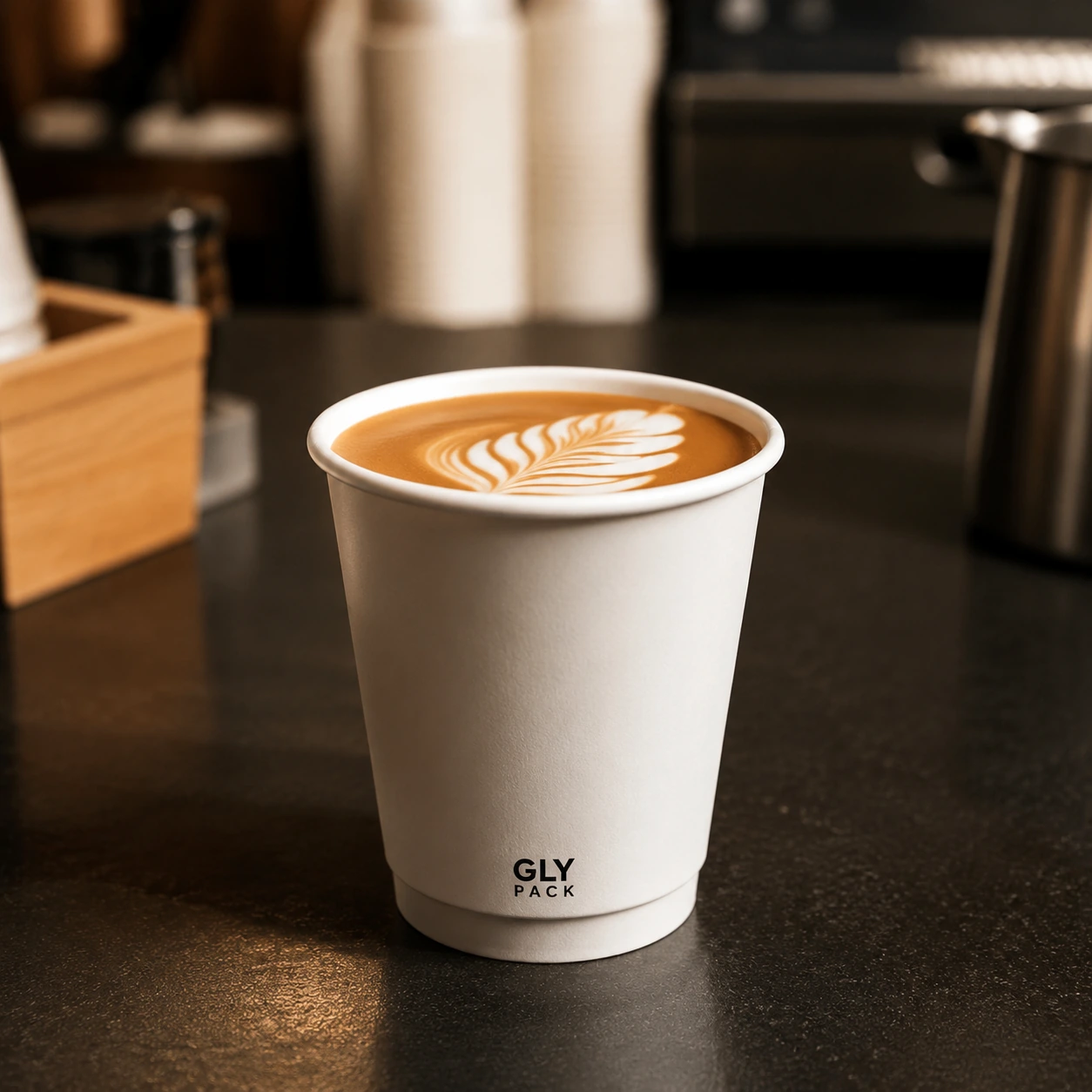 10 oz Paper Coffee Cups for Versatile Hot and Cold Beverage Packaging