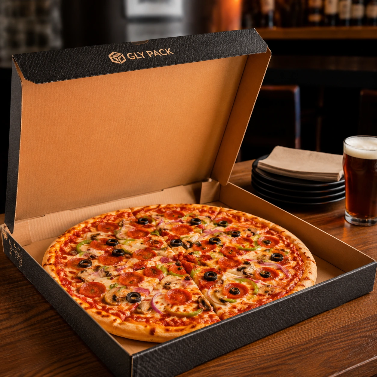 18 x 18 Inch Pizza Boxes for Family Feasts and Group Takeout Orders