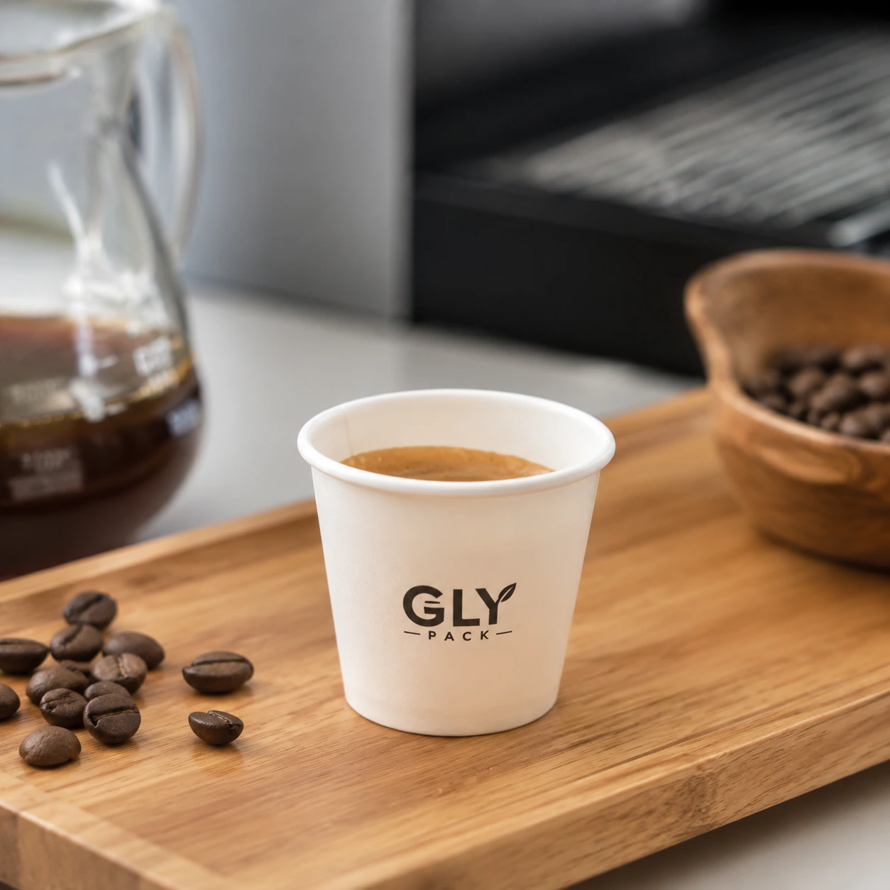 2 oz Paper Espresso Cups for Coffee Shots and Sample Servings