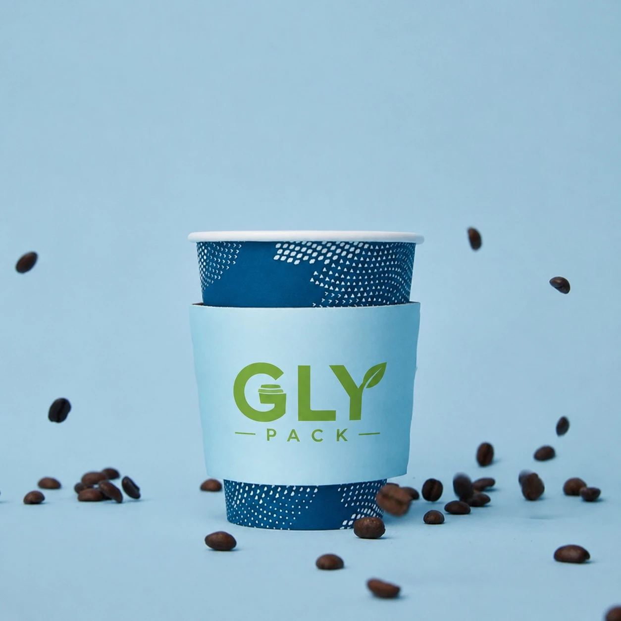 8 oz Paper Coffee Cups for Hot Drinks – Compact Disposable Beverage Packaging