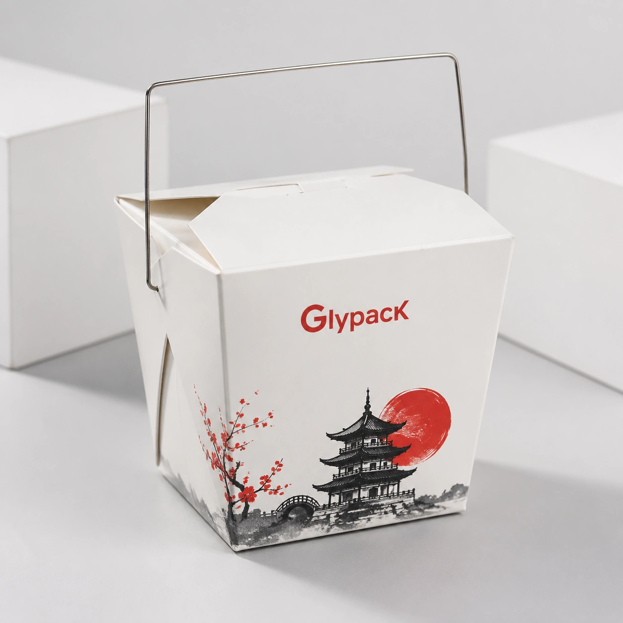 Classic Chinese Take Home Boxes with Custom Print