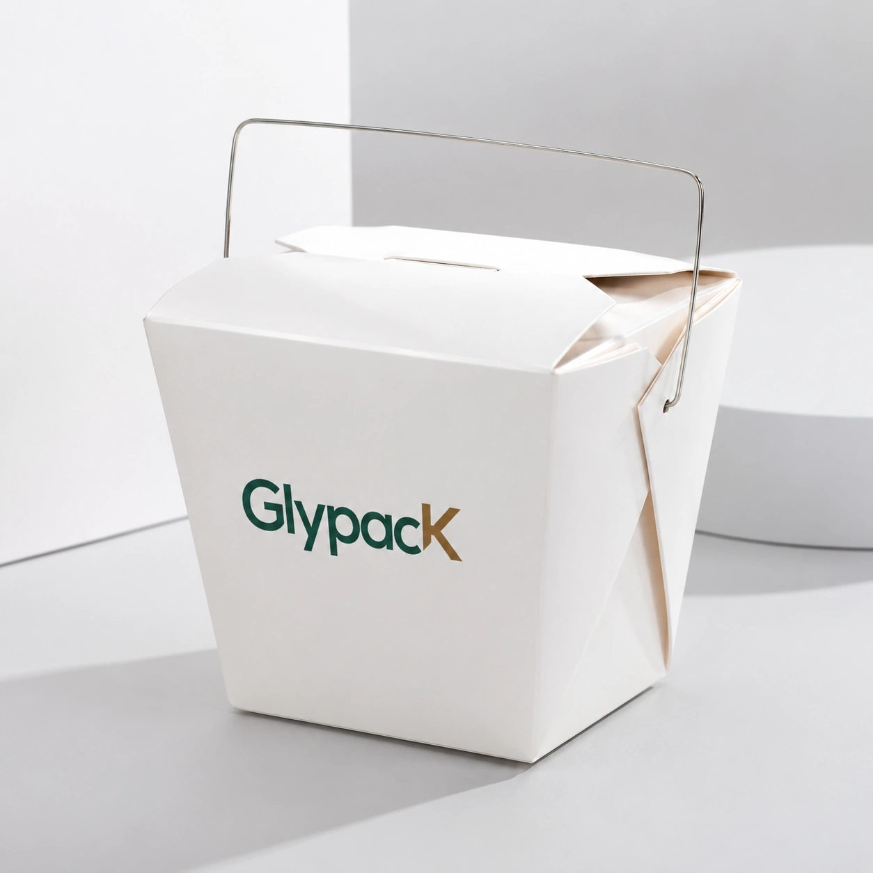 Classic Chinese Takeout Container with Fold-Top Design