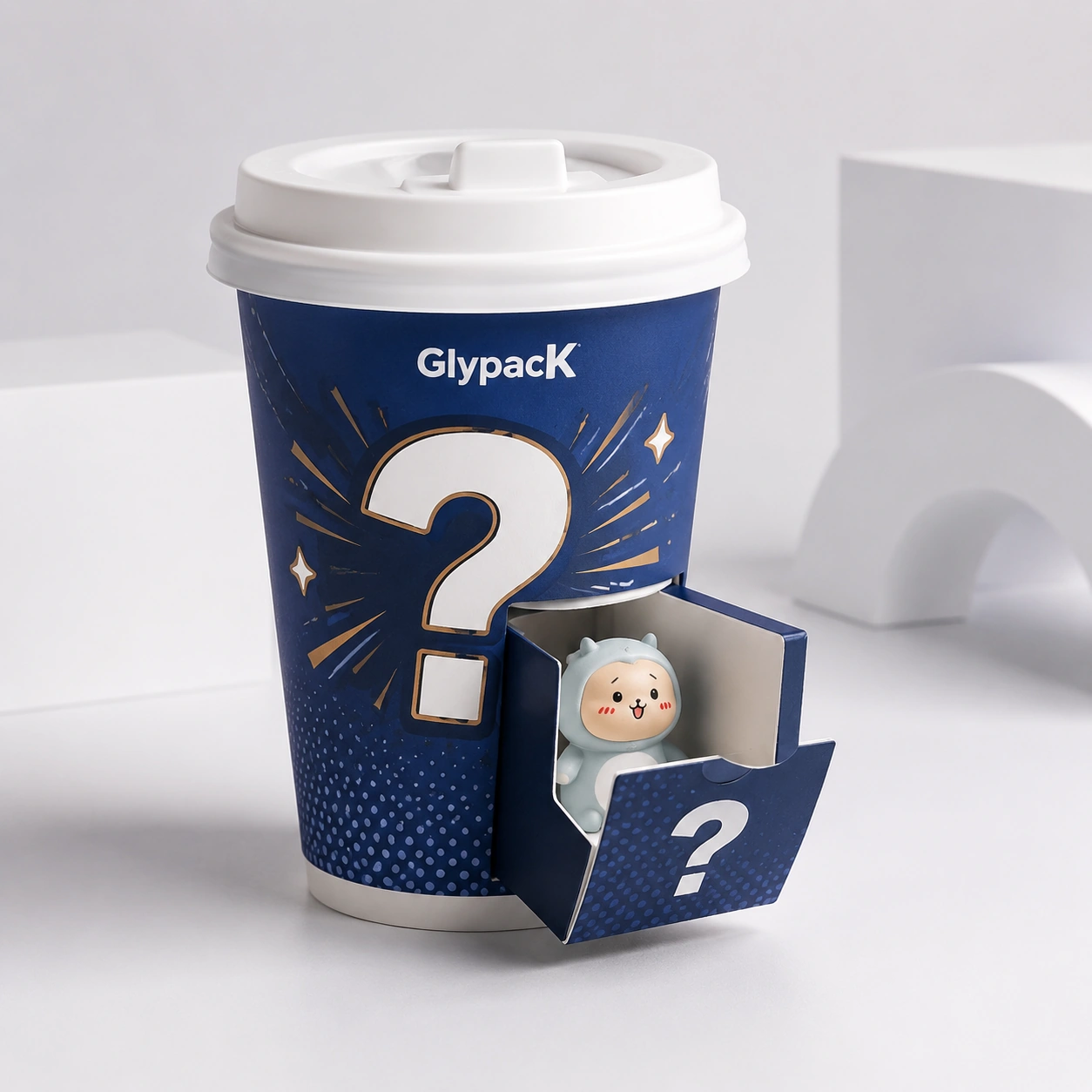 Custom Blind Box Cup - Mystery-Themed Drink Cup for Promotions & Events