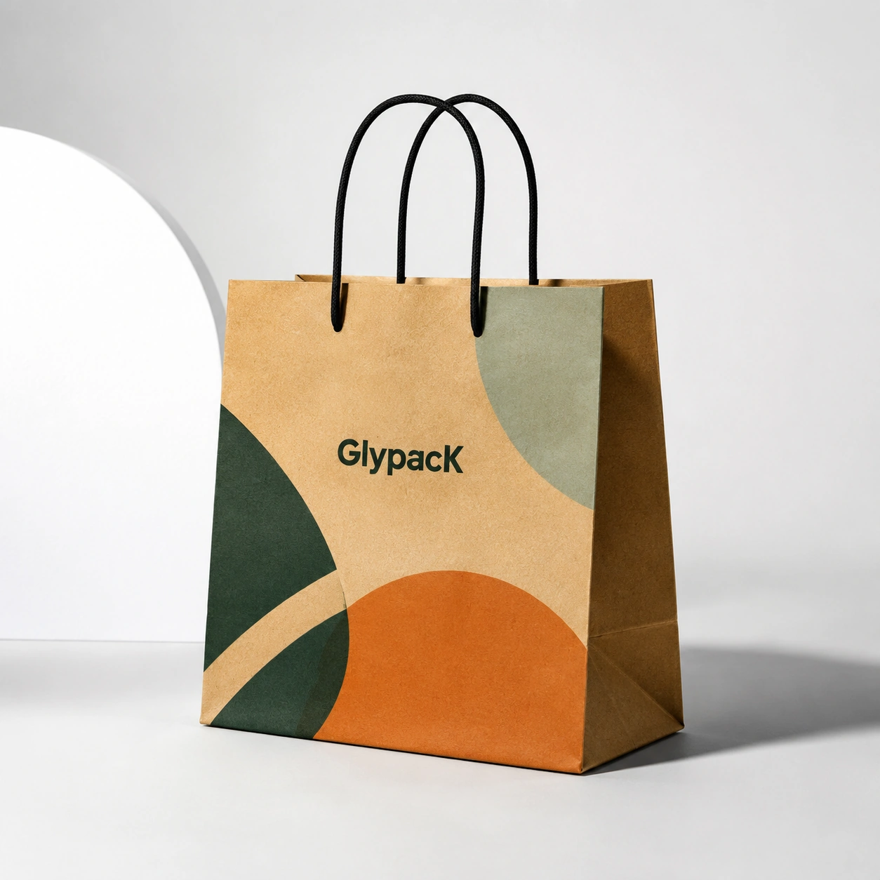 Custom Design Paper Bags with Matte or Glossy Finishes for Retail Use