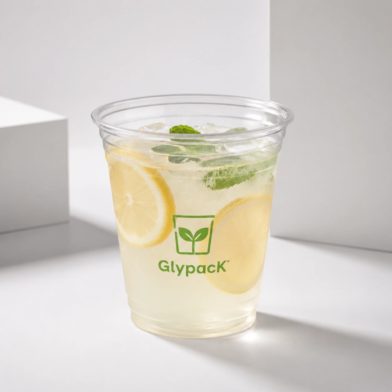 Custom Logo 100% Bio Compostable PLA Transparent Cup Disposable Smoothie Beer Wine Beverage Ice Cold Drink To Go Plastic Cup