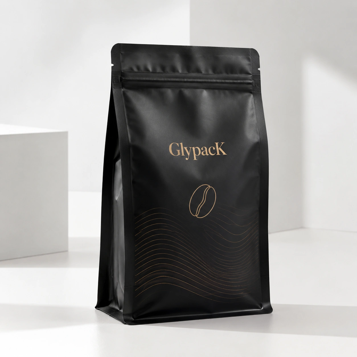 Customized Baggies Stand Up Pouch Food Packaging Bags Zip Lock Aluminum Coffee Bags