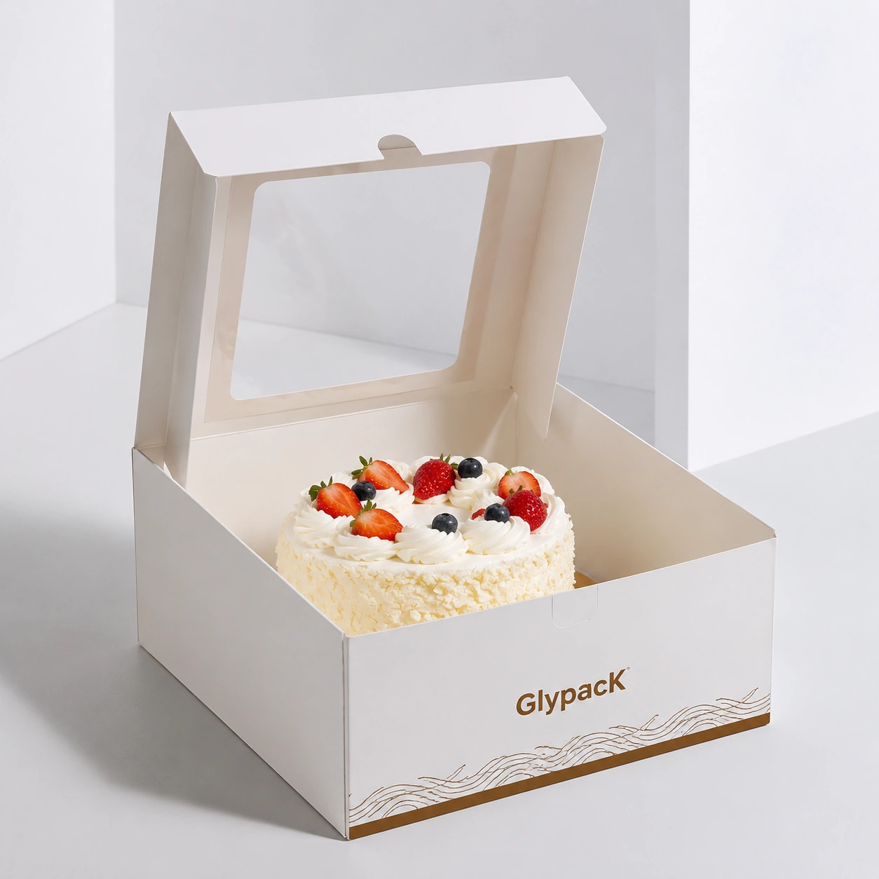 Eco-Friendly Paper Boxes for Cakes with Logo Printing