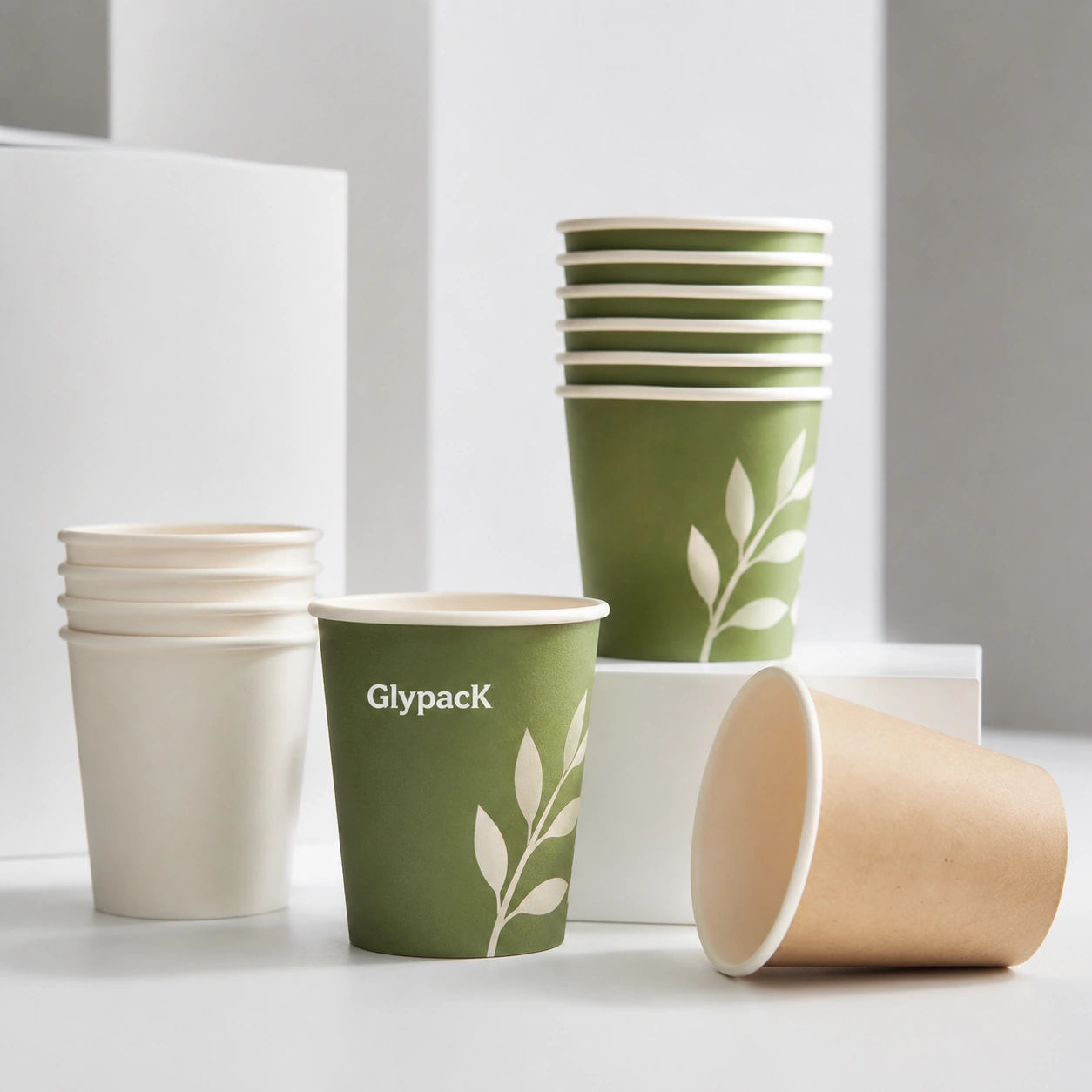 Eco-Friendly Smoothie Paper Cups