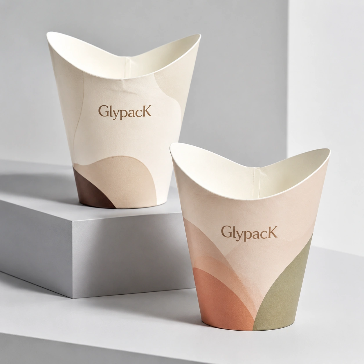 Elegant Butterfly-Style Disposable Cups for Brands
