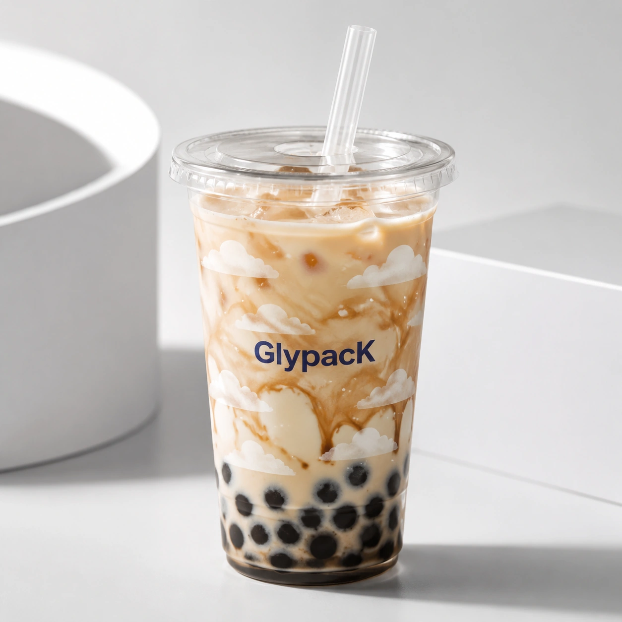 Float Bubble Tea Cup for Effervescent Beverage Packaging