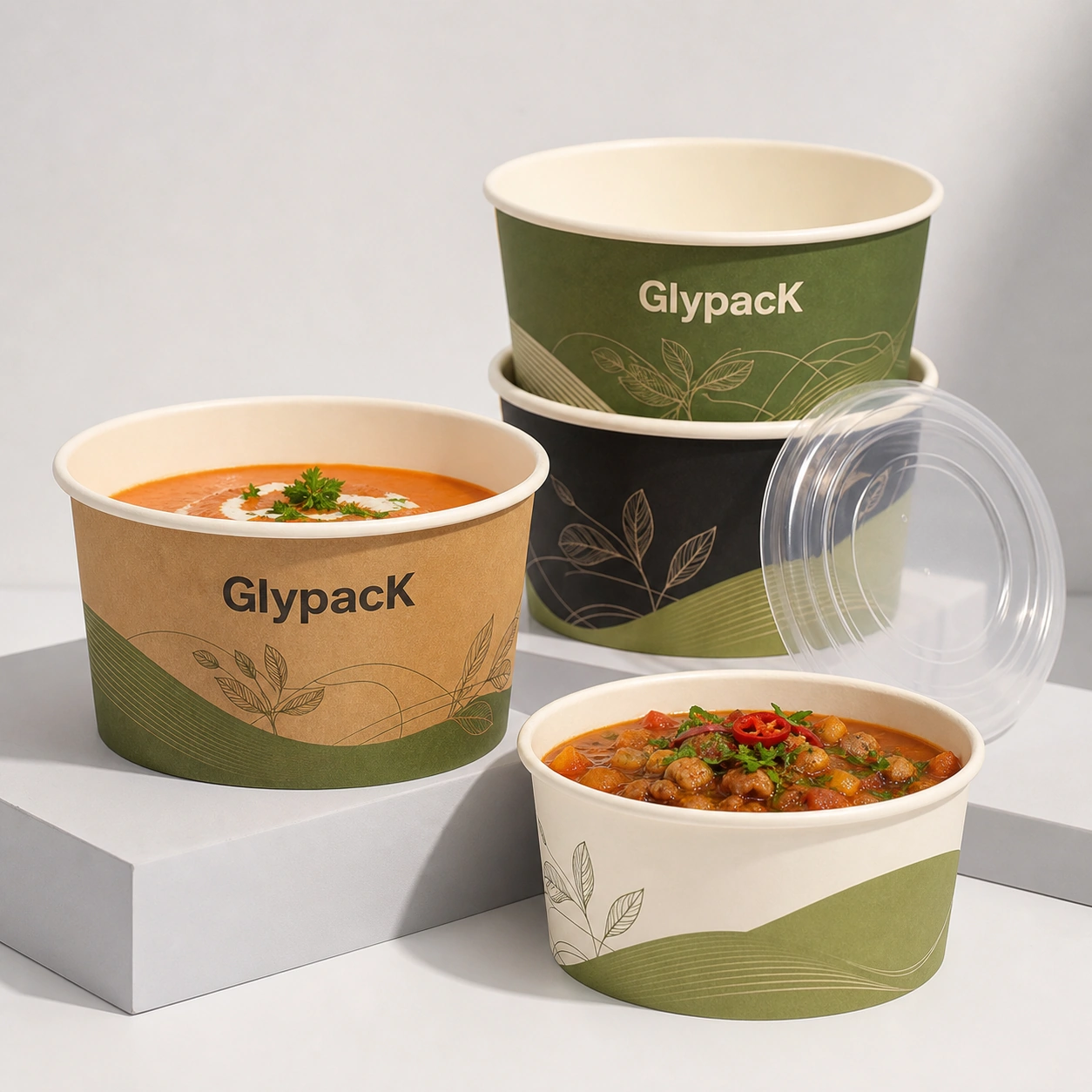 Food-Grade Paper Cups for Soup, Chili, and Hot Dishes