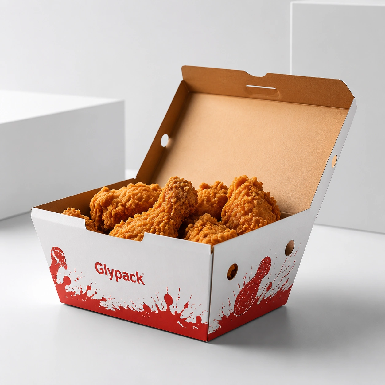 Fried Chicken Boxes for Crispy Takeaway Food Packaging