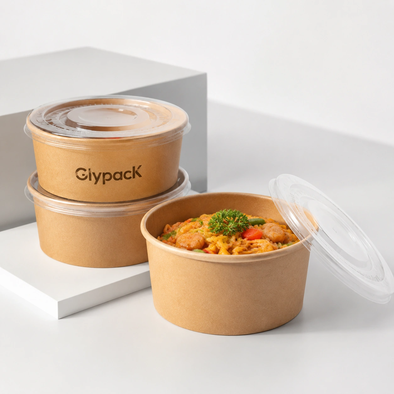 Heat-Resistant Disposable Bowls for Hot Food Service