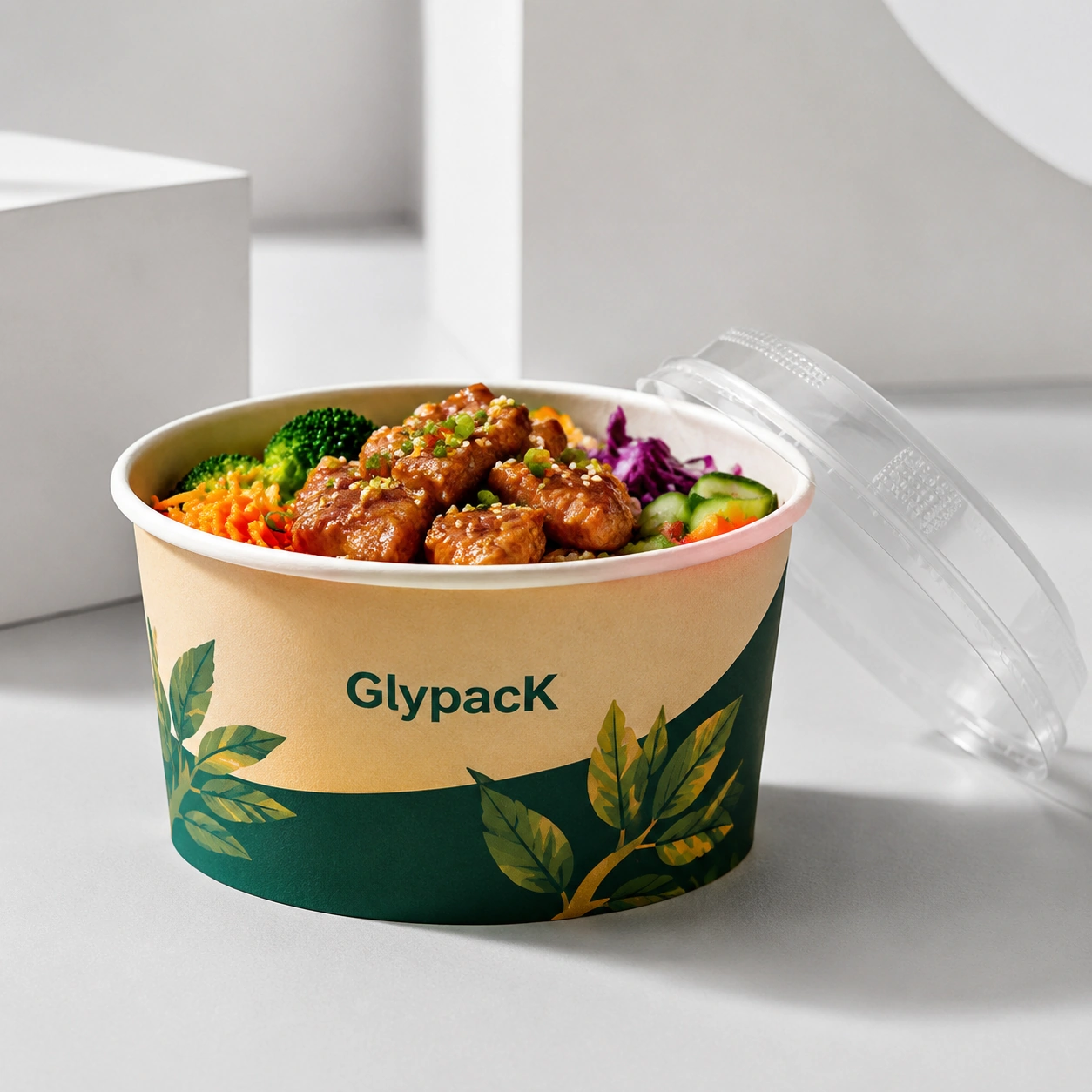 High-Quality 12 oz Paper Bowls for Takeaway and Delivery