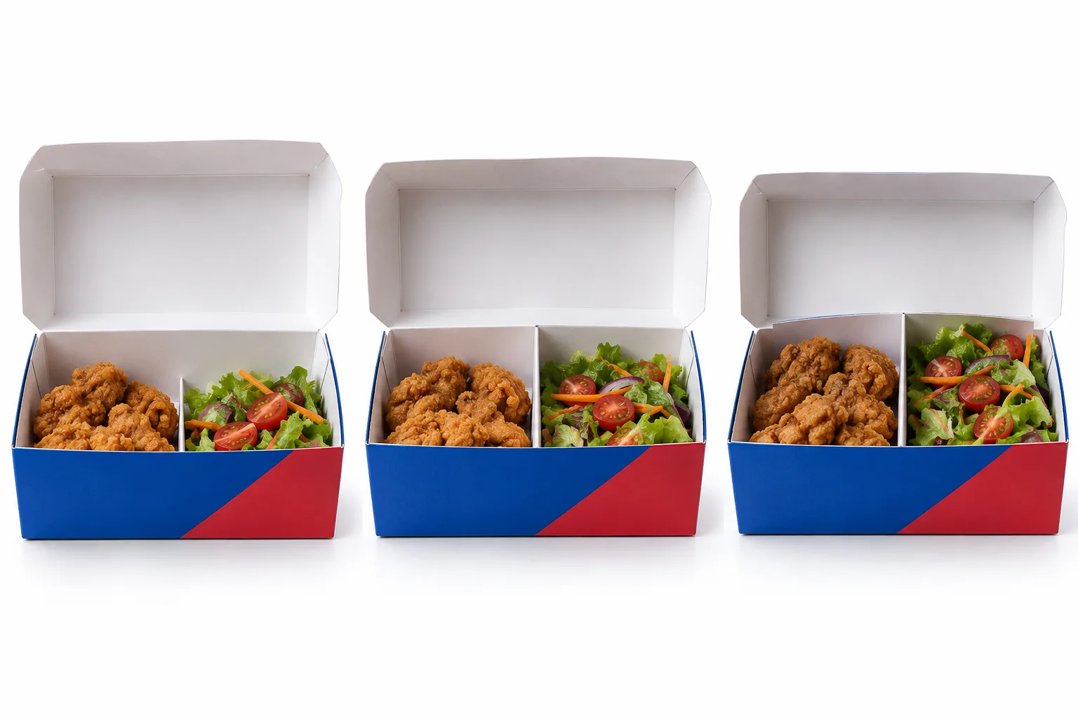 Compartment box divider height and lid clearance comparison